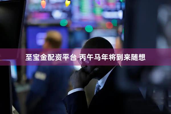至宝金配资平台 丙午马年将到来随想